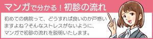 マンガで分かる！初診の流れ